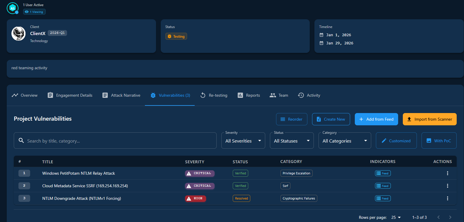 Sectoria Vulnerability Management